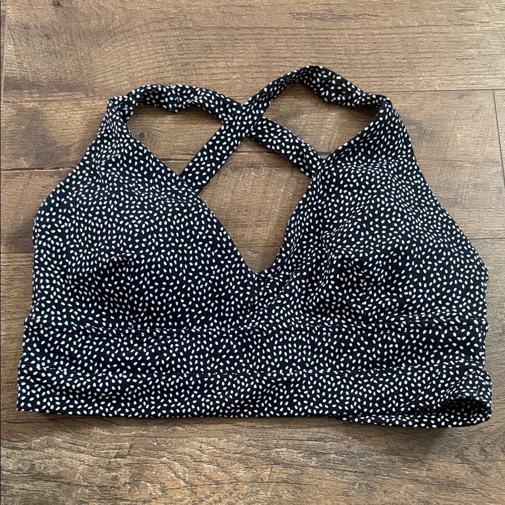 BuffBunny Black and White Sports Bra